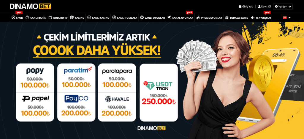 Dinamobet giris sayfasi